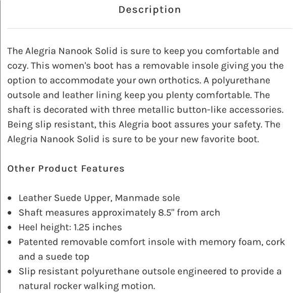 ALEGRÍA NANOOK SUADE BOOTS T - Picture 8 of 8